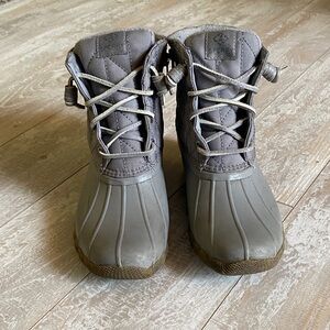 Sperry Charcoal Waterproof Boots